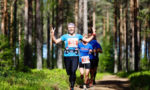 Tapani Kärjä hurjasteli Raahe Trail Runin päämatkan voittoon Raahe Trail Run. Kuva: Jaakko Mylly